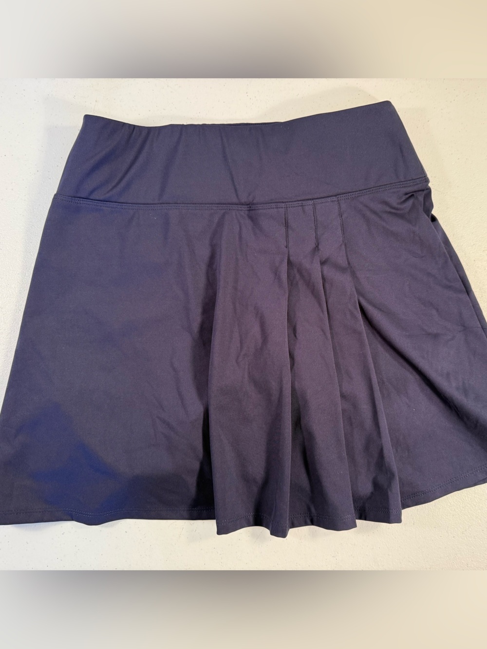 Tommy Bahama Navy Pleated Mini Skort